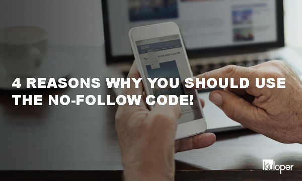 4 Reasons to use the nofollow code