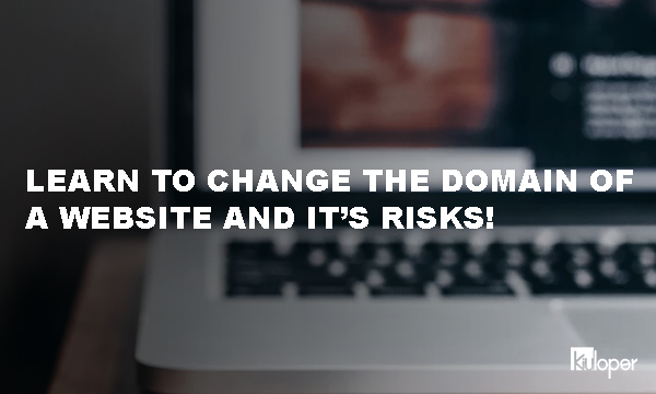 How to change the domain of a website